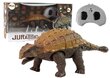 Kauko-ohjattava dinosaurusfiguuri "Ankylosaurus". hinta ja tiedot | Poikien lelut | hobbyhall.fi