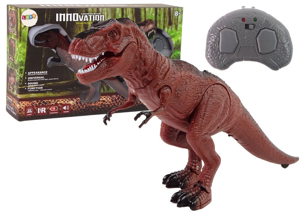 Lean Toys Tyrannosaurus Rex kauko-ohjattava dinosaurus hahmo hinta ja tiedot | Poikien lelut | hobbyhall.fi