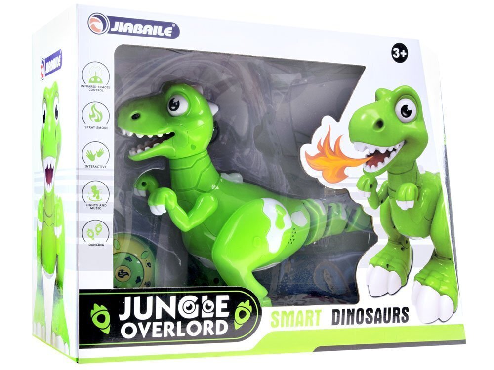 Jiabaile kauko-ohjattava tanssiva dinosaurus, vihreä hinta ja tiedot | Poikien lelut | hobbyhall.fi