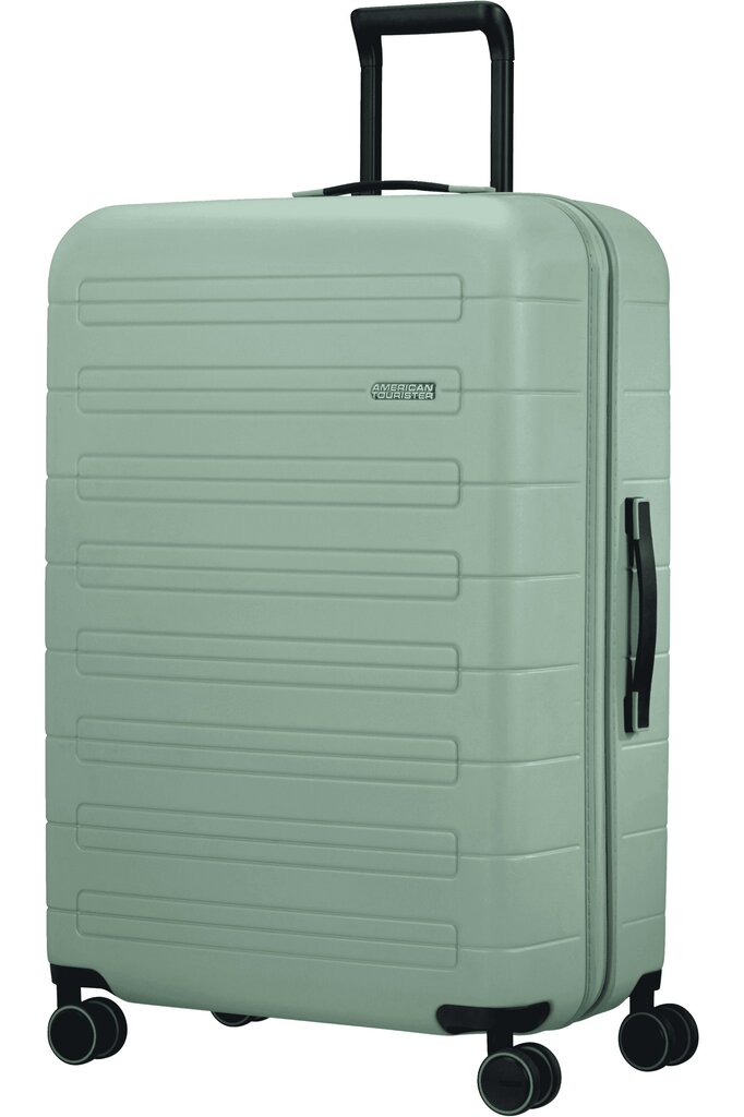 American Tourister iso matkalaukku Novastream Spinner Nomad Green L 77 cm, vihreä hinta ja tiedot | Matkalaukut ja matkakassit | hobbyhall.fi