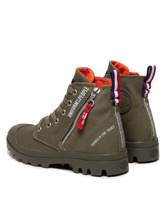 Palladium Boots Pampa HI Outzip Uniform Of The People / Olive Night hinta ja tiedot | Miesten kengät | hobbyhall.fi