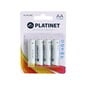 Platinet ALKALINE PRO paristot LR6/AA, 4 kpl. hinta ja tiedot | Paristot | hobbyhall.fi