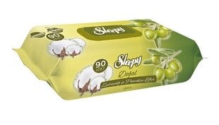 Kosteuspyyhkeet Sleepy Olive-90 hinta ja tiedot | Vauvojen kosteuspyyhkeet | hobbyhall.fi