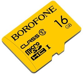 Borofone Muistikortti MicroSD 16GB hinta ja tiedot | Puhelimen muistikortit | hobbyhall.fi