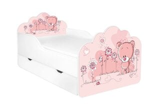 Lasten sänky POLA 6, 140x70 cm, patjalla ja liinavaatelaatikolla hinta ja tiedot | Lastensängyt | hobbyhall.fi