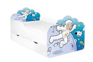 Lasten sänky POLA 48 160x80 cm patjalla ja liinavaatelaatikolla hinta ja tiedot | Lastensängyt | hobbyhall.fi