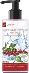 Mitsellaargeeli kasvojen puhdistusaine - meikinpoistoaine GoCranberry, 150 ml hinta ja tiedot | GoCranberry Hajuvedet ja kosmetiikka | hobbyhall.fi