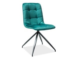 2 tuolin setti Signal Meble Texo, vihreä hinta ja tiedot | Ruokapöydän tuolit | hobbyhall.fi