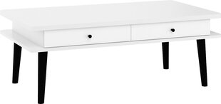 Sohvapöytä Meblocross Dolce Dol-11 4SP, valkoinen/musta hinta ja tiedot | Sohvapöydät | hobbyhall.fi