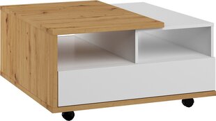 Sohvapöytä Meblocross Hybrid Hyb-11 2SK, ruskea/valkoinen hinta ja tiedot | Sohvapöydät | hobbyhall.fi