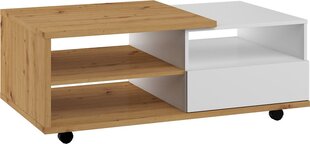 Sohvapöytä Meblocross Hybrid Hyb-12 2SP, ruskea/valkoinen hinta ja tiedot | Sohvapöydät | hobbyhall.fi