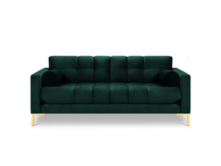 Kolmen istuttava sohva Cosmopolitan Design Bali, tummanvihreä/kulta hinta ja tiedot | Sohvat ja vuodesohvat | hobbyhall.fi