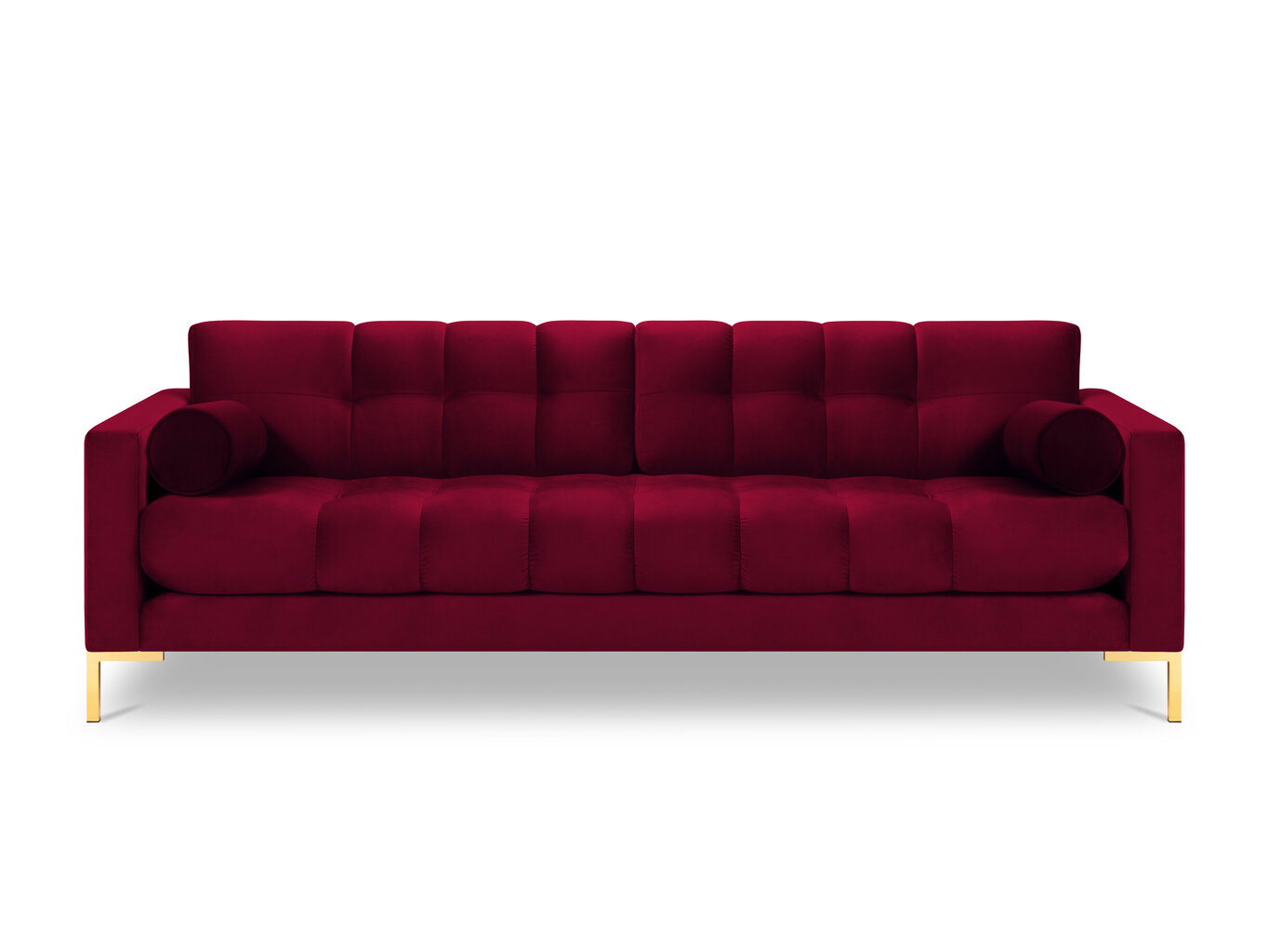 Neljän istuttava sohva Cosmopolitan Design Bali, punainen/kulta hinta ja tiedot | Sohvat ja vuodesohvat | hobbyhall.fi