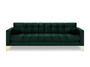Neljän istuttava sohva Cosmopolitan Design Bali, tummanvihreä/kulta hinta ja tiedot | Sohvat ja vuodesohvat | hobbyhall.fi