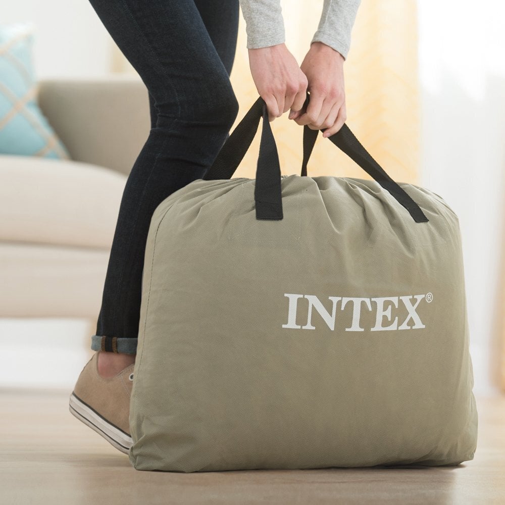 Ilmatäytteinen patja Intex Pillow Twin integroidulla pumpulla, 99x191x42cm hinta ja tiedot | Ilmapatjat | hobbyhall.fi