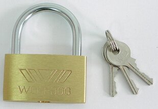 Mega Lock 30 mm 24032, 3 avainta hinta ja tiedot | Lukot | hobbyhall.fi