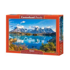 Palapeli Castorland Torres Del Paine, Patagonia, Chile, 500 palaa hinta ja tiedot | Palapelit | hobbyhall.fi