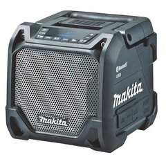 Makita DMR202B -bluetooth kaiutin, 10,8 - 18 V, ilman akkua ja laturia, mukana tulee 220 V adapteri hinta ja tiedot | Makita Tietokoneen lisälaitteet | hobbyhall.fi