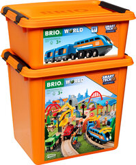 Brio World 33977 Smart Tech Sound Deluxe rautatiesetti hinta ja tiedot | Poikien lelut | hobbyhall.fi