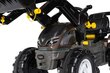 Valtra Rollyfarmtrac Premium lasten traktori, mustan värinen hinta ja tiedot | Poikien lelut | hobbyhall.fi