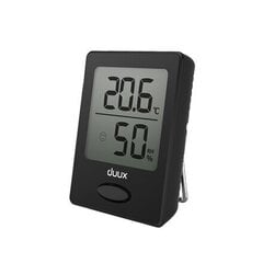 Duux Sense Hygrometer + Thermometer, Bla hinta ja tiedot | Sääasemat, lämpö- ja kosteusmittarit | hobbyhall.fi