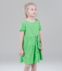 Vauvan mekko ja olkalaukku 238048 02, vihreä hinta ja tiedot | Tyttöjen mekot | hobbyhall.fi