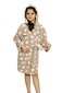 Cocoon vauvan kylpytakki 580710 01, beige/valkoinen hinta ja tiedot | Tyttöjen kylpytakit ja pyjamat | hobbyhall.fi