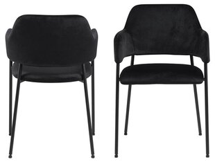 2 tuolin setti Lima, musta / EI SAATAVILLA hinta ja tiedot | Ruokapöydän tuolit | hobbyhall.fi