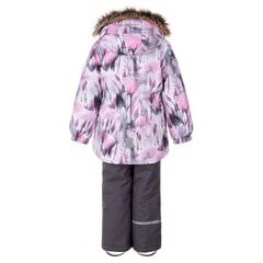 Lenne lasten talvisetti 330/150g Rimona 23320 C*2640, harmaa/roosa hinta ja tiedot | Tyttöjen takit | hobbyhall.fi