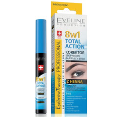 Eveline Eyebrow Therapy Total Action kulmien peitevoide 8in1, 10ml hinta ja tiedot | Kulmavärit ja kulmakynät | hobbyhall.fi