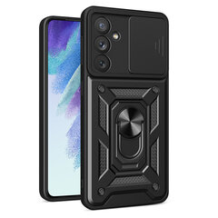 Hybrid Armor Camshield Samsung Galaxy A34 5G, musta hinta ja tiedot | Puhelimen kuoret ja kotelot | hobbyhall.fi