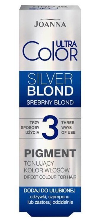 Sävyttävä hiusväri Ultra Color Pigment Silver Blond 100ml hinta ja tiedot | Hiusvärit | hobbyhall.fi
