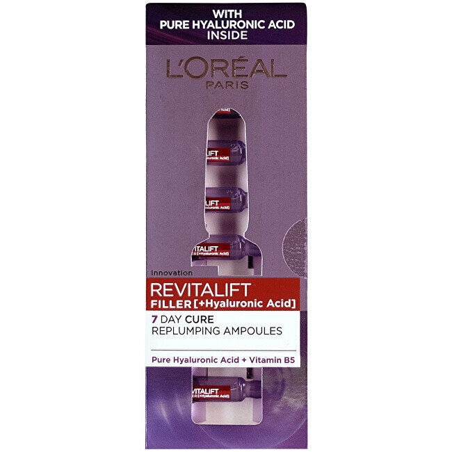 Revitalift Filler Hyaluronihappo 7 x 1,3 ml hinta ja tiedot | Kasvoöljyt ja seerumit | hobbyhall.fi