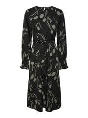 Vero Moda naisten mekko 10294301*01, musta/vihreä 5715433038197 hinta ja tiedot | Mekot | hobbyhall.fi