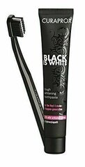 Musta hammashoitosetti Black is White hinta ja tiedot | Curaprox Hajuvedet ja kosmetiikka | hobbyhall.fi