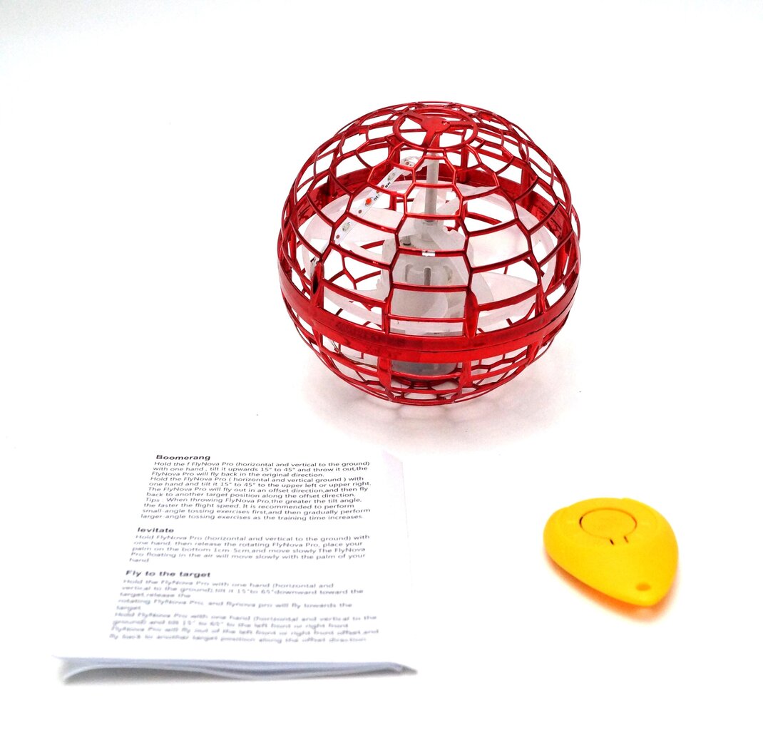 Lentävä pallo - Gyrosphere - punainen hinta ja tiedot | Poikien lelut | hobbyhall.fi