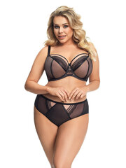 Gorsenia lady pehmeät rintaliivit kuppihihnat elegantti pitsi verkko underwire classic k671 , musta, 75m hinta ja tiedot | Rintaliivit | hobbyhall.fi