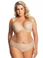 Gorsenia lady puolijäykistetyt rintaliivit verkko underwire classic smooth k680 christina, beige, 95h hinta ja tiedot | Rintaliivit | hobbyhall.fi