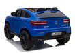 Sähköauto lapsille Mercedes GLC 63S QLS 4x4 sininen hinta ja tiedot | Lasten sähköautot | hobbyhall.fi