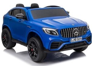 Sähköauto lapsille Mercedes GLC 63S QLS 4x4 sininen hinta ja tiedot | Lasten sähköautot | hobbyhall.fi
