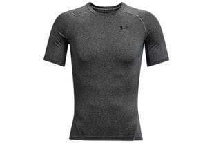 Miesten T-paita Under Armour Heatgear Armour Lyhythihainen M 1361518090, harmaa. hinta ja tiedot | Under Armour Muoti | hobbyhall.fi