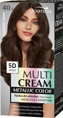 Hiusväri Joanna Multi Cream Metallic Color, 40,5 Cool Brown hinta ja tiedot | Joanna Hajuvedet ja kosmetiikka | hobbyhall.fi