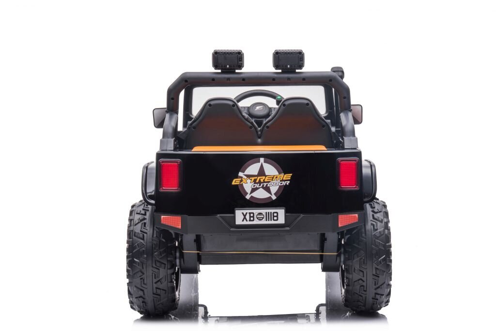 Yhden hengen sähköauto lapsille Jeep Extreme enintään 100 kg XB-1118, musta hinta ja tiedot | Lasten sähköautot | hobbyhall.fi