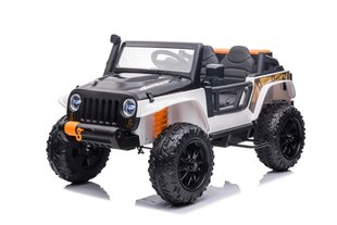 Sähköauto lapsille Jeep Extreme enintään 100 kg XB-1118, valkoinen hinta ja tiedot | Lasten sähköautot | hobbyhall.fi