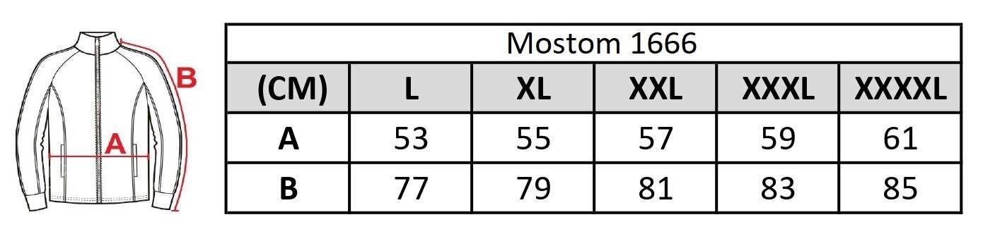 Miesten vetoketjullinen pusero Mostom 1666, valkoinen hinta ja tiedot | Miesten neuleet ja villapaidat | hobbyhall.fi