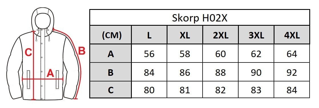 Miesten takki Skorp 215 hinta ja tiedot | Miesten ulkoilutakit | hobbyhall.fi