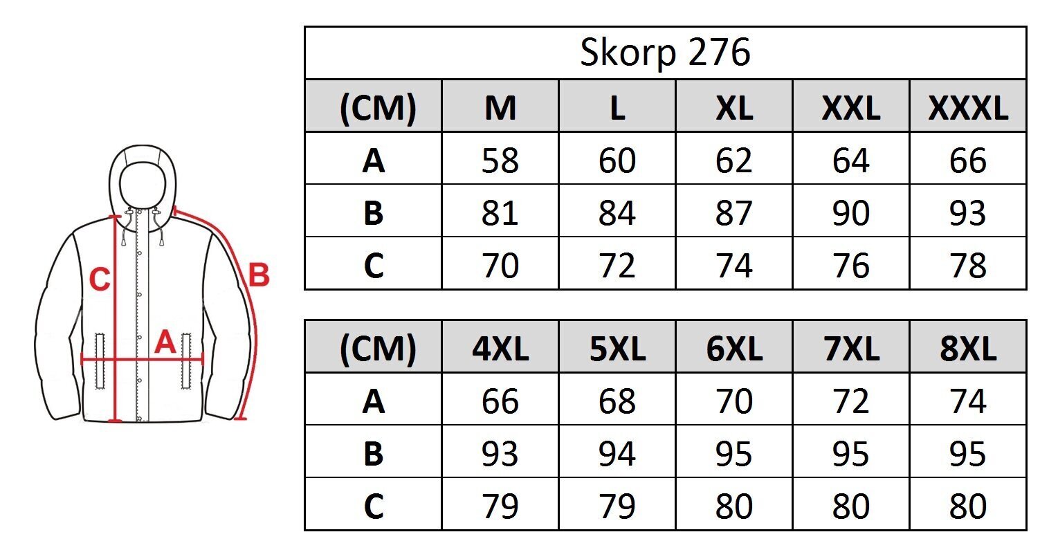 Nahkatakki miehille Skorp 276, ruskea hinta ja tiedot | Miesten ulkoilutakit | hobbyhall.fi