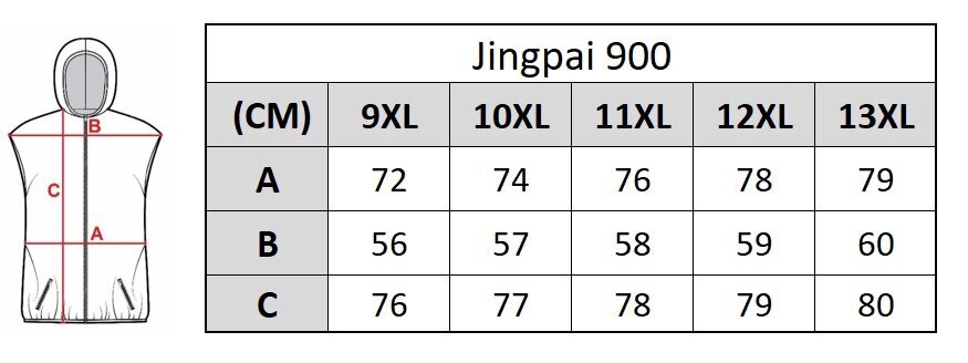 Miesten liivi JP 809, keltainen hinta ja tiedot | Miesten liivit | hobbyhall.fi