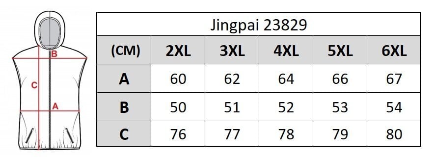 Miesten liivi Jingpai 582, vihreä hinta ja tiedot | Miesten liivit | hobbyhall.fi