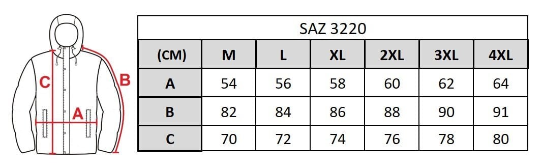 Miesten takki Saz 5976 hinta ja tiedot | Miesten ulkoilutakit | hobbyhall.fi